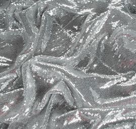 Flitrová látka stříbrná