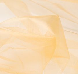 Organza jednobarevná okrově žlutá