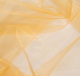 Organza jednobarevná okrově žlutá