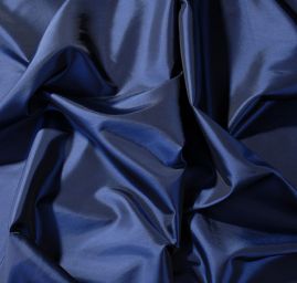 Taft hladký jemný barva šanžán tmavě modrá