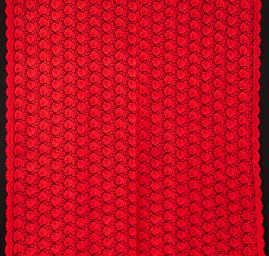 Efektní hrubá krajka motiv květů