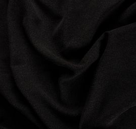Kostýmová látka teplejší šedočerná