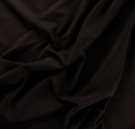 Kostýmová látka teplejší tmavě hnědá