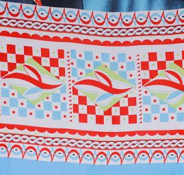 VÝPRODEJ II. jakost šála rytířky modrá