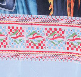 VÝPRODEJ šála rytířky šedomodrá