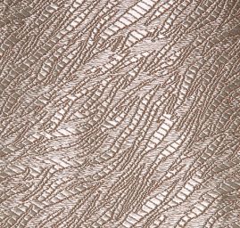 Brokát lamé abstraktní vzor hnědobéžový