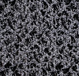 Efektní krajka s aplikací třpytek a sametové výšivky