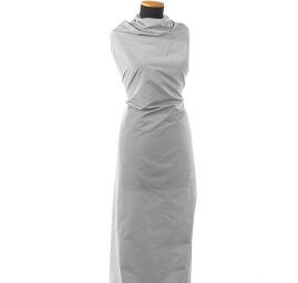 Taft hladký jednobarevný světle šedý