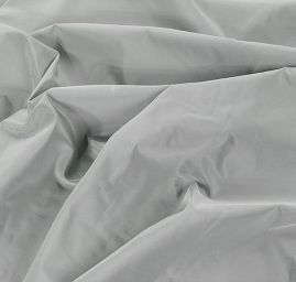 Taft hladký jednobarevný světle šedý