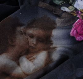 Úplet andílci černá