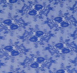 Pružná krajka jemná modrá