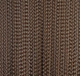 Pružná žakárová krajka vlnky hnědočerná