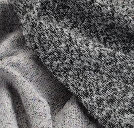 Kostýmová vlněná látka bukle Art Fabrics