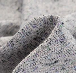 Kostýmová vlněná látka bukle Art Fabrics