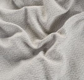 Kostýmová vlněná látka Art Fabrics šedobílý melír