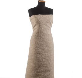 Kostýmová vlnená látka Bukle Art Fabrics šedobéžová