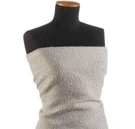 Kostýmová vlnená látka Bukle Art Fabrics šedobéžová
