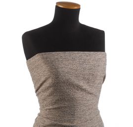 Kostýmová vlnená látka Art Fabrics béžovohnědý melír