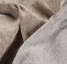 Kostýmová vlněná látka Art Fabrics béžovohnědý melír