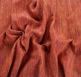 Kostýmová vlněná látka Art Fabrics červenožlutý melír