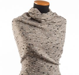 Kostýmová vlněná látka bukle Art Fabrics