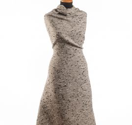 Kostýmová vlněná látka bukle Art Fabrics