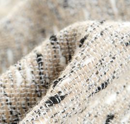 Kostýmová vlněná látka bukle Art Fabrics