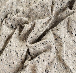 Kostýmová vlněná látka bukle Art Fabrics