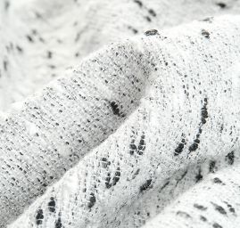 Kostýmová vlněná látka bukle Art Fabrics