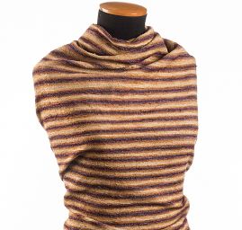 Žinylková látka Art Fabrics hnědý melír