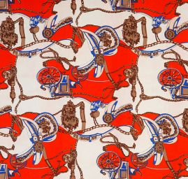 Krepdešín imitace hedvábí