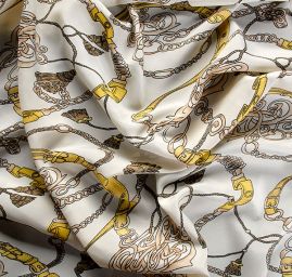 Krepdešín imitace hedvábí pásky