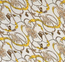 Krepdešín imitace hedvábí pásky