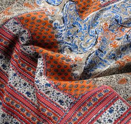 Etamín bavlna patchworkový vzor