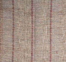 Ručně tkaná látka melír v zemitých barvách