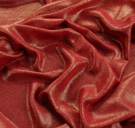 Šifon lamé vínovozlatý