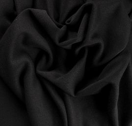 Pletenina imitace teplákoviny černá