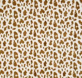 Imitace zvířecí srsti hnědá/smetanová