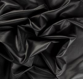 Podšívka žakárová kosočtverce černá