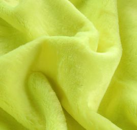 Imitace kožešiny fosforově zelená