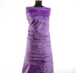 Imitace kožešiny levandulová