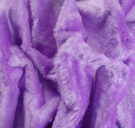 Imitace kožešiny levandulová