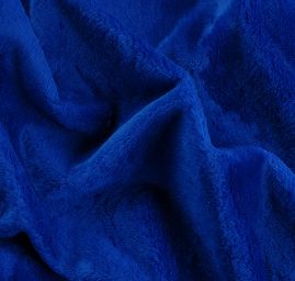 Imitace kožešiny nivea modrá