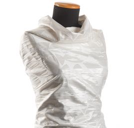 Taft žakár rybky slonová kost