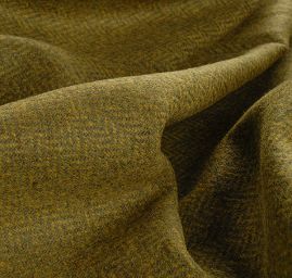 Vlněná látka vzor rybí kost zelená/zelená