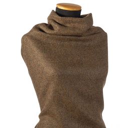 Vlnená teplejšie kostýmovka hnedý tweed