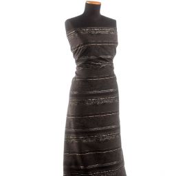 Žakárová pružná látka hnědobéžová