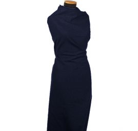 Vlněná látka s hustým vlasem švestkově modrá II.jakost