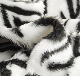 Imitace zvířecí srsti bílý tygr