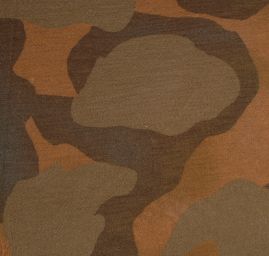 Viskozový úplet vzor maskáč šedá/hnědá